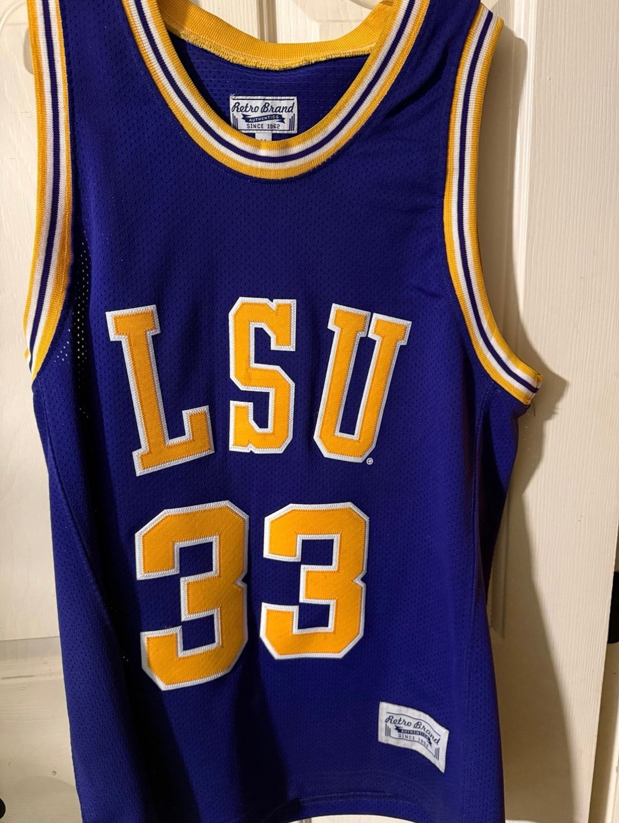 Throwback LSU Shaquille O’Neal Jersey
