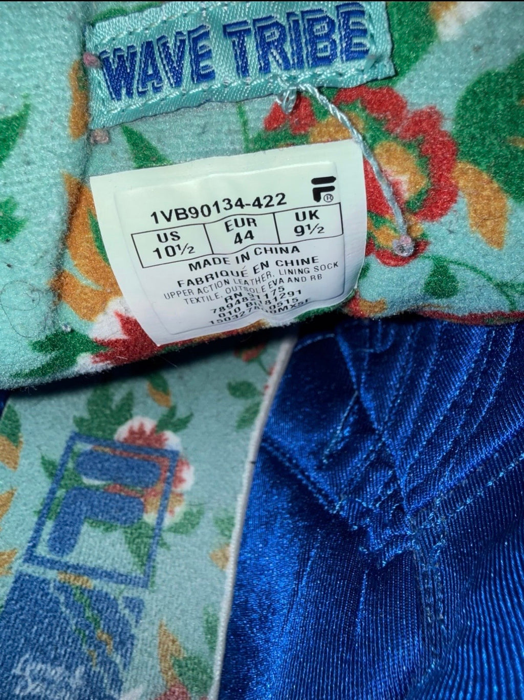 Vintage Fila Wavvy Blue Sneakers