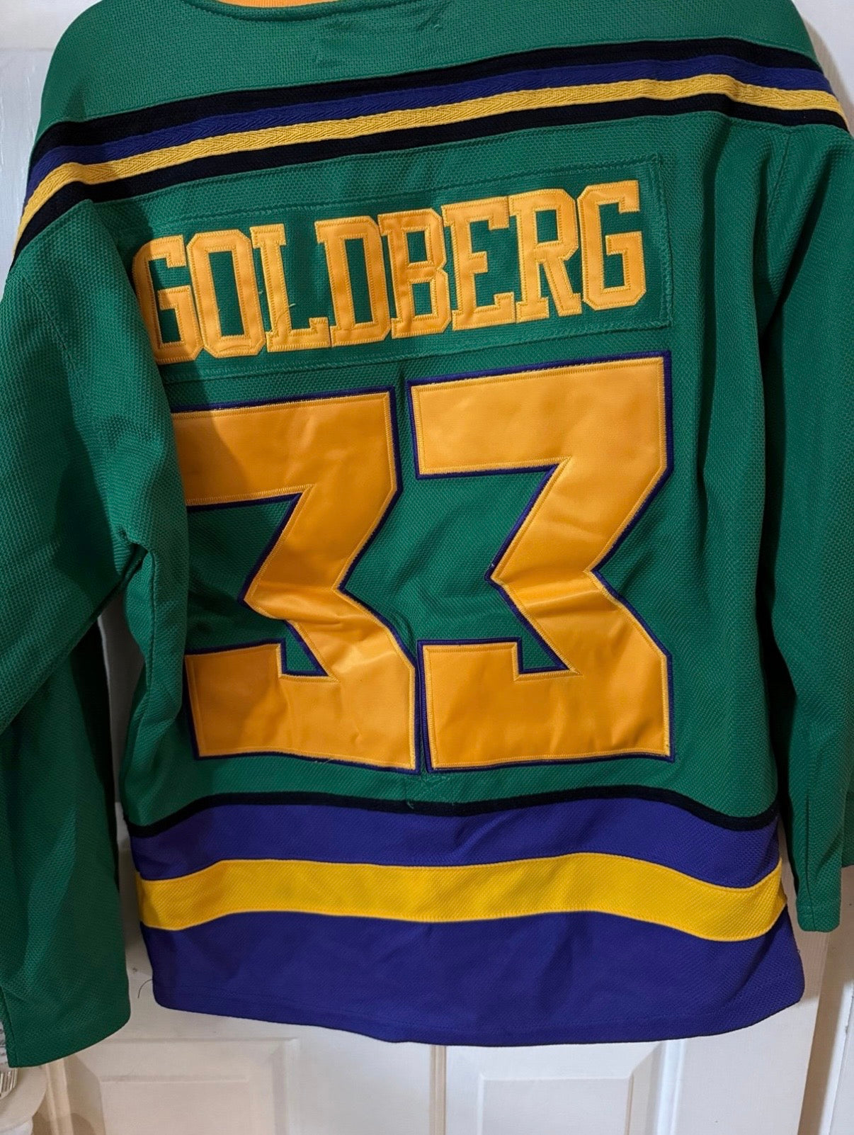 Mighty Ducks Greg Goldberg Hockey Jersey